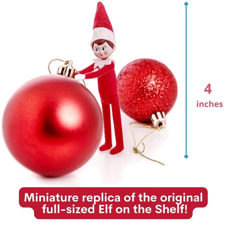 World's Smallest The Elf On The Shelf A Christmas Tradition - Boy Scout Elf with Blue Eyes, 4 Inch - Image 2